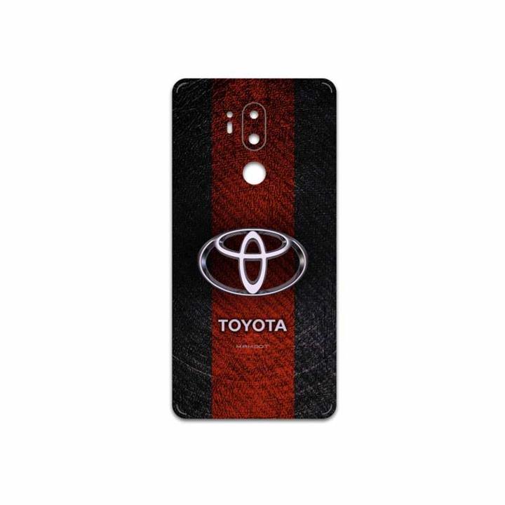 برچسب پوششی ماهوت مدل TOYOTA-Logo مناسب برای گوشی موبایل ال جی G7 PLUS THINQ MAHOOT TOYOTA-Logo Cover Sticker for LG G7 PLUS THINQ